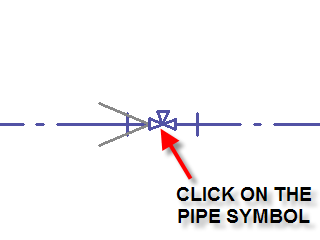 connect pipe to symbol 1